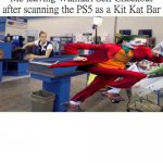 Walmart Self Checkout PS5 As Kit Kat Bar