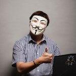 ANONYMOUS THUMBS UP GUY FAWKES MASK