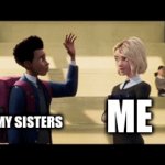 Me: GET OUT OF MY ROOM!!!!! | ME; ME; MY SISTERS; MY SISTERS; HEY | image tagged in gifs,get out,of,room | made w/ Imgflip video-to-gif maker