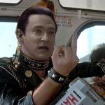 Data as the Punk from Star Trek 4