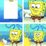 Spongebob Burning Paper Formated