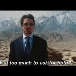 tony stark GIF Template