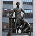 Abraham Lincoln Boston statue