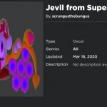 Jevil from Super Paper Mario meme