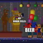 Bite of brain cell 83 | MY BRAIN CELLS:; BEER | image tagged in bite of 83,edgy,dank memes | made w/ Imgflip meme maker