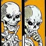 Thinking Skeleton Reaction meme