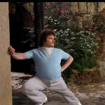 Nacho Libre Stretch | WHEN YOU'RE FAKING SUPERPOWERS AND SOMEONE COMES INTO THE ROOM | image tagged in nacho libre stretch,memes,funny memes,life,superpowers,reaction | made w/ Imgflip meme maker