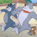Tom and Jerry walk