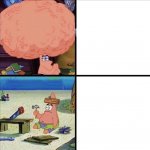 Bigbrainpatrick meme