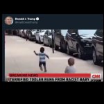 Trump Tweets altered video of kids