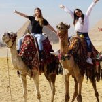 Girls on camels