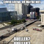 1,000,000 magats expected to overflow tulsa's covid arena, or maybe not | 1,000,000 MAGATS EXPECTED TO OVERFLOW TULSA'S COVID ARENA, OR MAYBE NOT; BUELLER?
BUELLER?
BUELLER? | image tagged in 1 000 000 magat rally | made w/ Imgflip meme maker