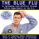 pandemic alert level blue the blue flu meme