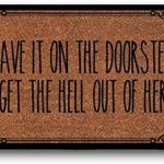 The perfect doormat for the COVID era.