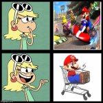 Mario Kart Vs. Mario Cart | image tagged in leni loud like / dislike | made w/ Imgflip meme maker
