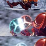 A Crossover Between Two Niche & Nerdy Memes | image tagged in bionicle merging,obi wan kenobi,anakin skywalker,it's over anakin i have the high ground,high ground,you underestimate my power | made w/ Imgflip meme maker