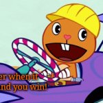 Winner! (HTF) | A driver when it crashes and you win! | image tagged in gifs,happy tree friends,funny,memes,happy handy htf,drunk driving | made w/ Imgflip video-to-gif maker