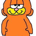 Garfield as a Cartoon Network Nood | Hey, Jon, look at me! I'm a Cartoon network nood. | image tagged in garfield as a cartoon network nood | made w/ Imgflip meme maker