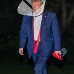 Trump cone of shame