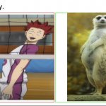 Satori really be looking like a meerkat though... | image tagged in same energy,haikyuu,anime,anime meme,animeme,anime memes | made w/ Imgflip meme maker