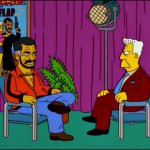 Simpson’s Burt Reynolds Jerry Fireball mudflap