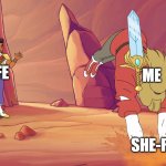 she ra adora quicksand | ME; LIFE; SHE-RA S5 | image tagged in she ra adora quicksand | made w/ Imgflip meme maker