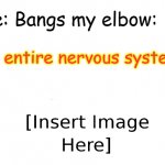 Banging your elbow meme