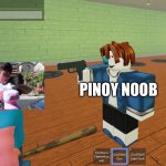 Deadly unikitty destruction | PINOY NOOB | image tagged in sans holding a gun at george,plainrock124 only 2000 for ever made | made w/ Imgflip meme maker