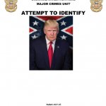 Trump Wanted Poster for Protesters