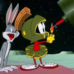 Bugs Bunny and Marvin the Martian