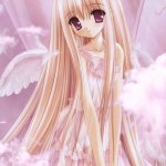 cute anime angel girl queen cute angel