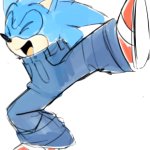 Dancing Sonic in shorts