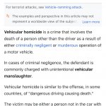 Vehicular homicide