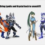 Bring Back Lyndis and Krystal in Smash Ultimate