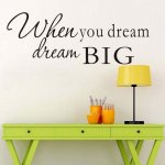 inspiring wall sticker