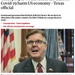 Texas Lieutenant Governor Dan Patrick headline