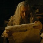 Gandalf Searching For Information meme