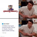 If you all thought this year wasn't worse enough, think again if you ever work at Chuck e Cheese. | image tagged in friends | made w/ Imgflip meme maker