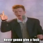 Never Gonna Give A Fuck