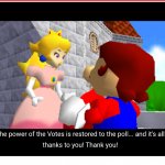 Mario 64 votes! meme