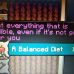"A Balanced Diet" Advancement meme