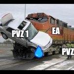 How EA treats pvz 1 | PVZ 1; EA; PVZ 2 | image tagged in car crash,electronic arts,plants vs zombies | made w/ Imgflip meme maker