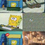 spongebob crowd endgame meme
