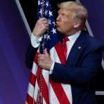 Trump Flag Kiss
