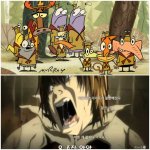 Yagami Light reacts to Camp Lazlo cartoon