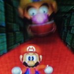 Wario Chasing Mario meme