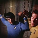 Spock and Kirk just hanging out meme