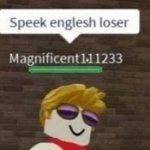 Speek englesh loser
