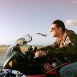 Top Gun motorbike lift off