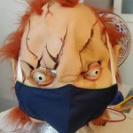 Chucky wears his mask